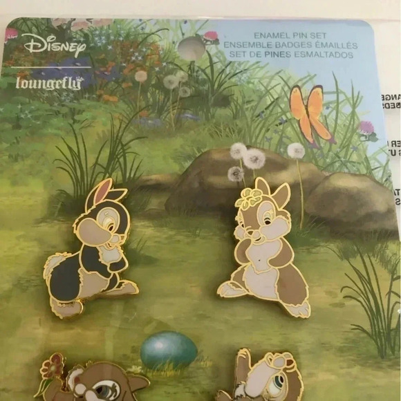 Disney Pin Set Bambi THUMPER AND FRIENDS Limited Edition 1000 Sold out - Picture 2 of 6